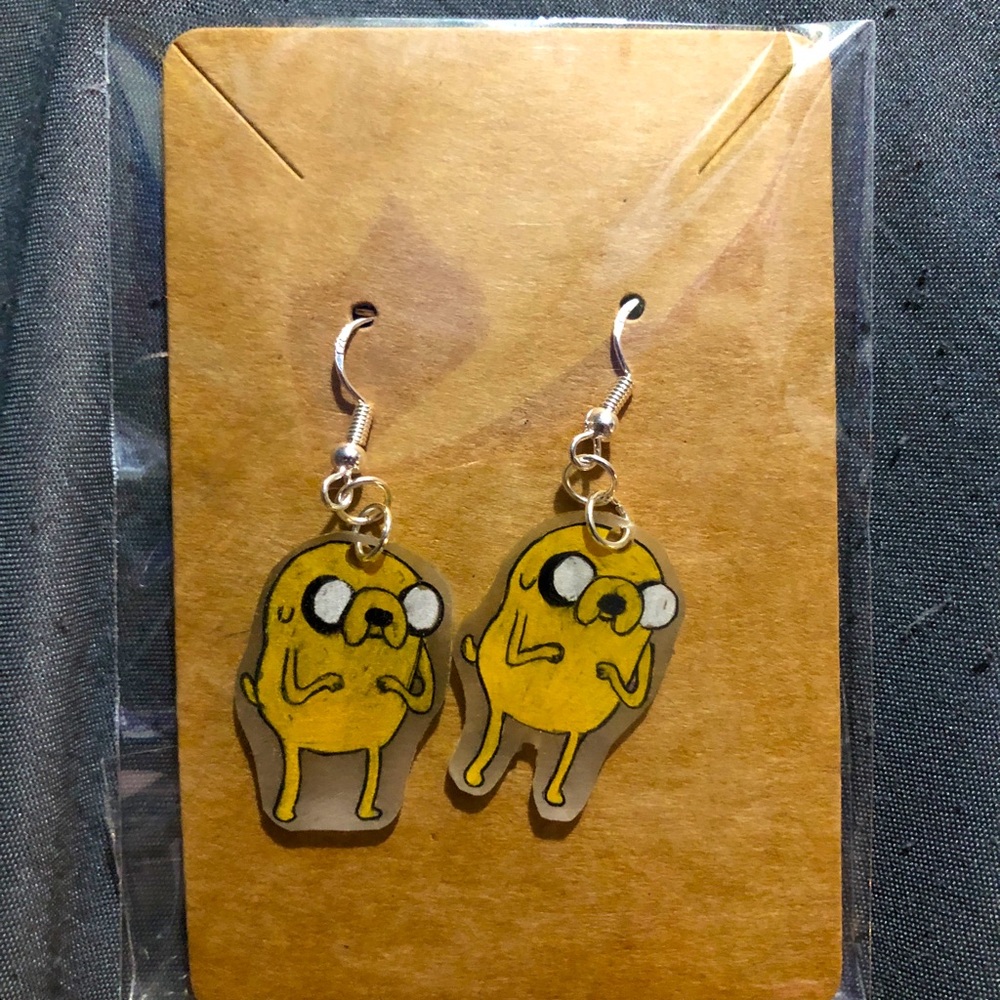 Adventure time earrings!!